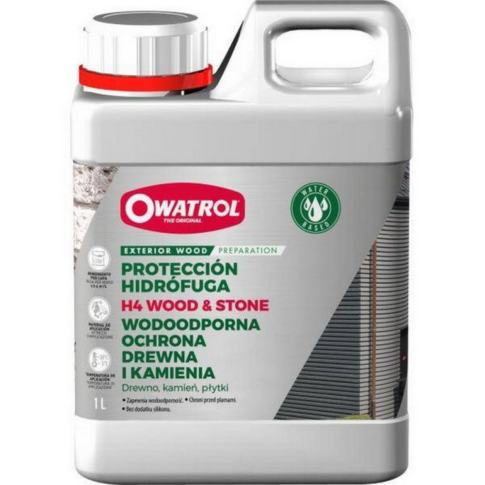 H4 Wood - hydrofobowy odpychający wodę środek do drewna