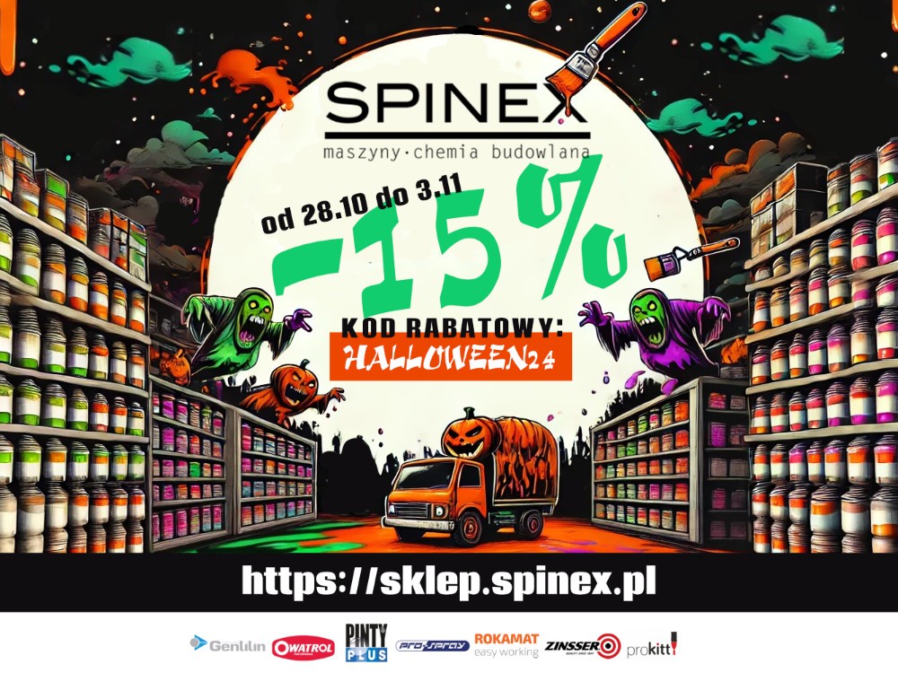 Złap rabat -15% z kodem HALLOWEEN24!