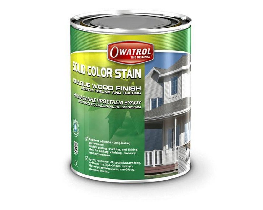 Artykuł o Solid Color Stain od Owatrol, czyli farbie do drewna na zewnątrz