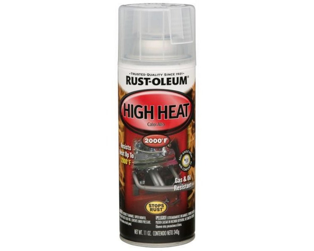 Bezbarwna farba do odnawiania silników- High Heat od Rust oleum