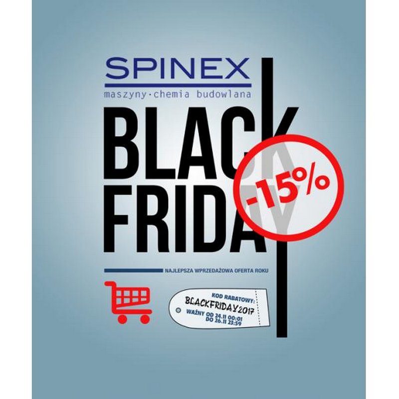 BLACK FRIDAY w sklepie Spinex - promocja trwa cały weekend!