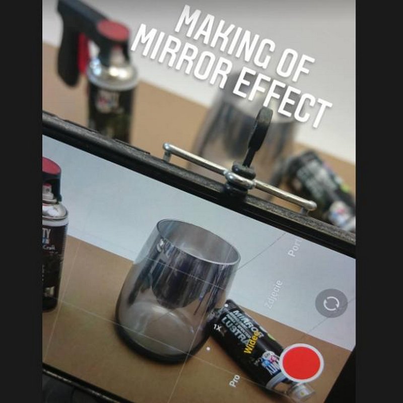 Pracujemy nad nowym filmem, który pokaże Wam jak aplikować Mirror Effect. Zobaczycie co potrafi efekt lustra w sprayu #DIY