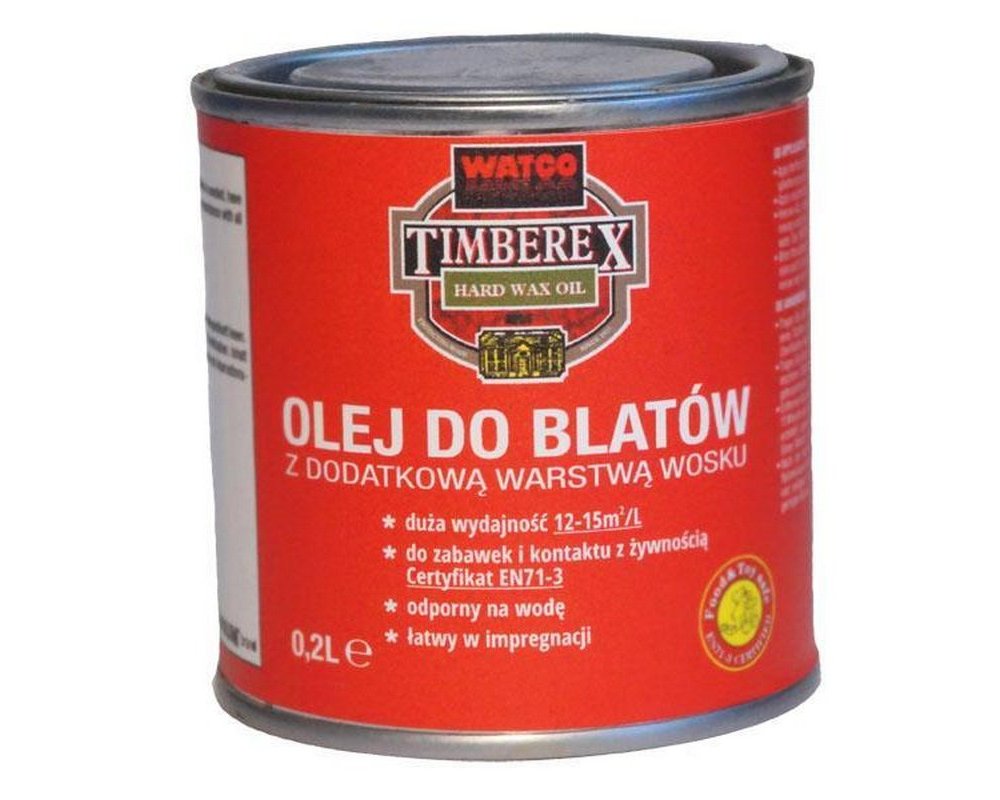 Timberex Hard-Wax Oil dostępny w sieciach handlowych Leroy Merlin i Bricoman